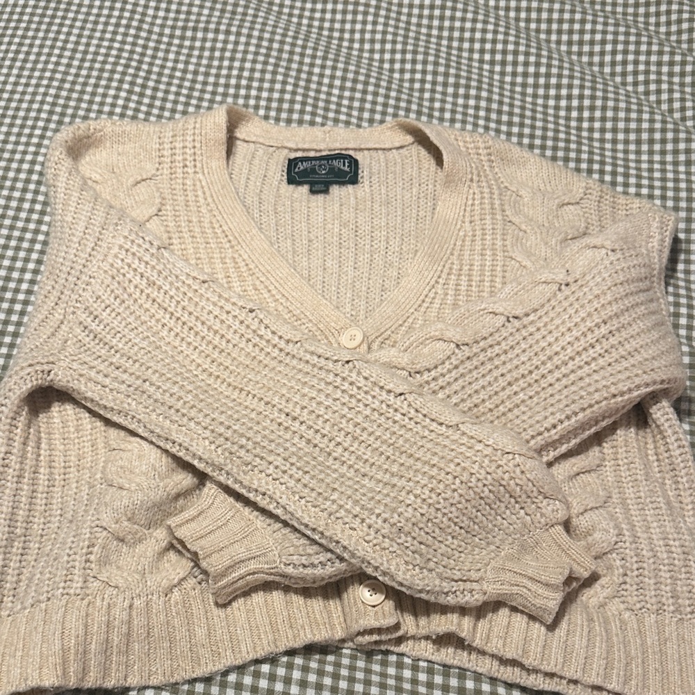 Beige Women's Cardigan